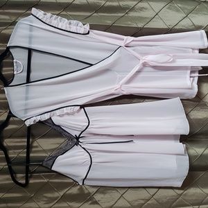 VGUC- Linea Donatella 2 Piece Babydoll Lingerie Set